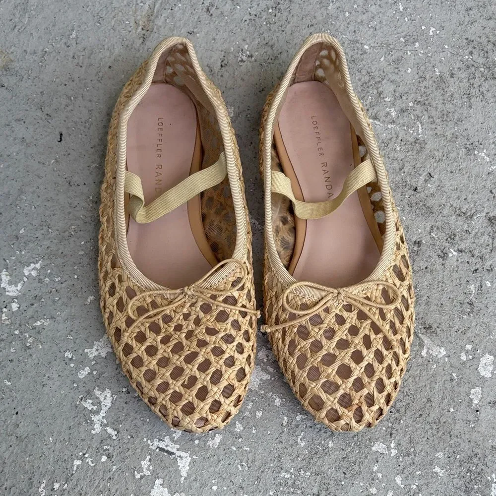 Loeffler Randall Leonie woven flats